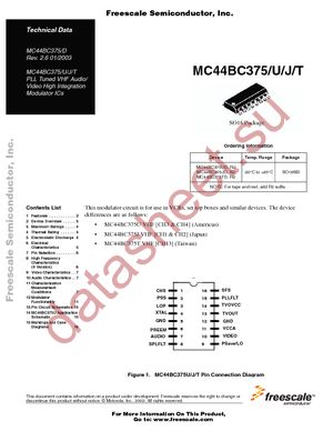MC44BC375UEF datasheet  